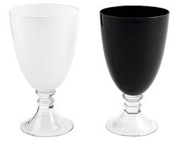 Gallery image for Black White Glassware