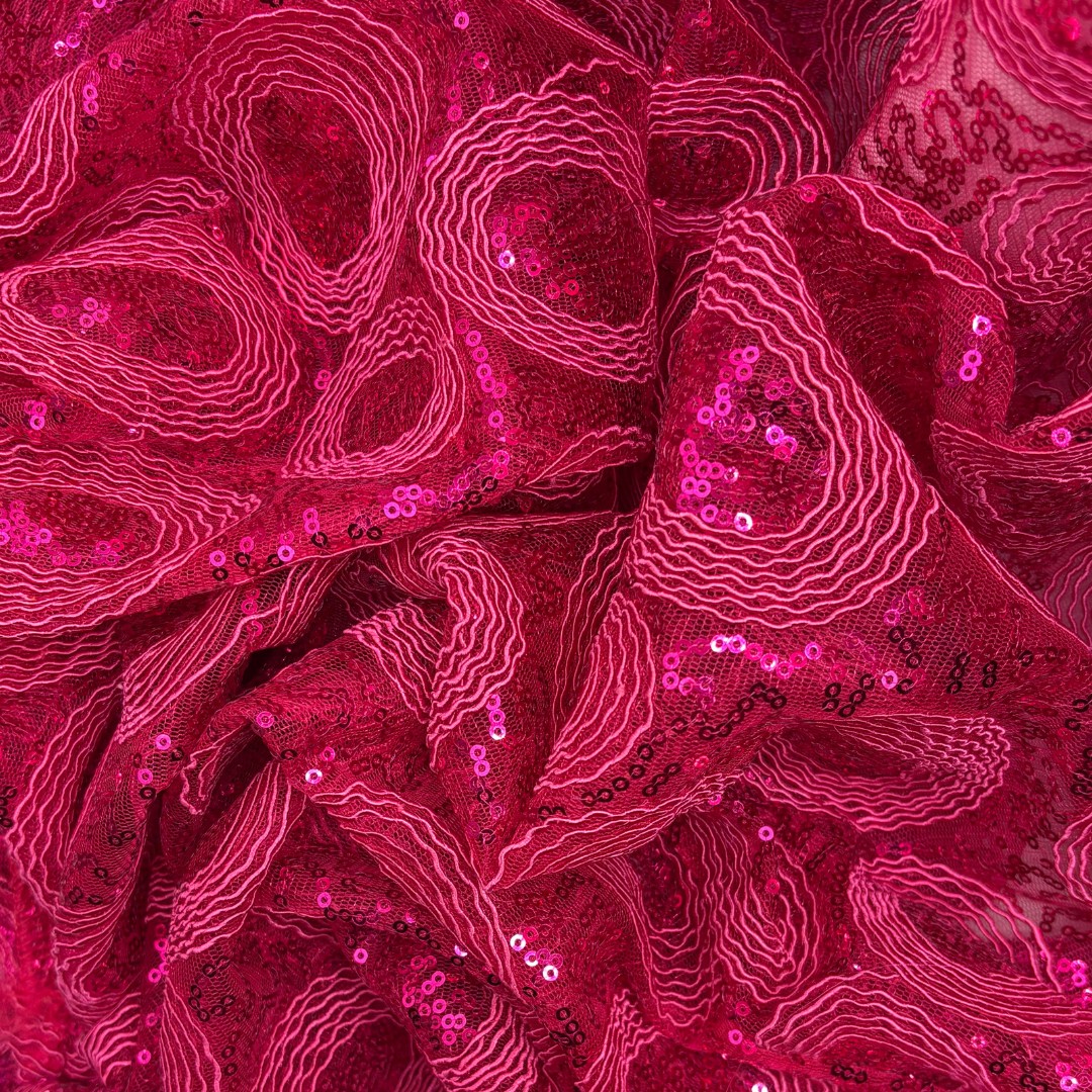 Gallery image for Fuchsia Ellipse Sequins