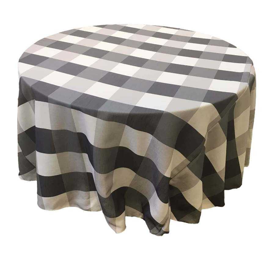 Gallery image for Grey White Plaid Large