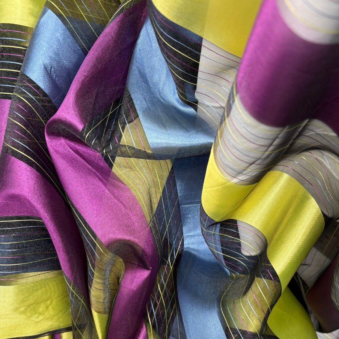 Gallery image for Black Sheer Multi Stripe