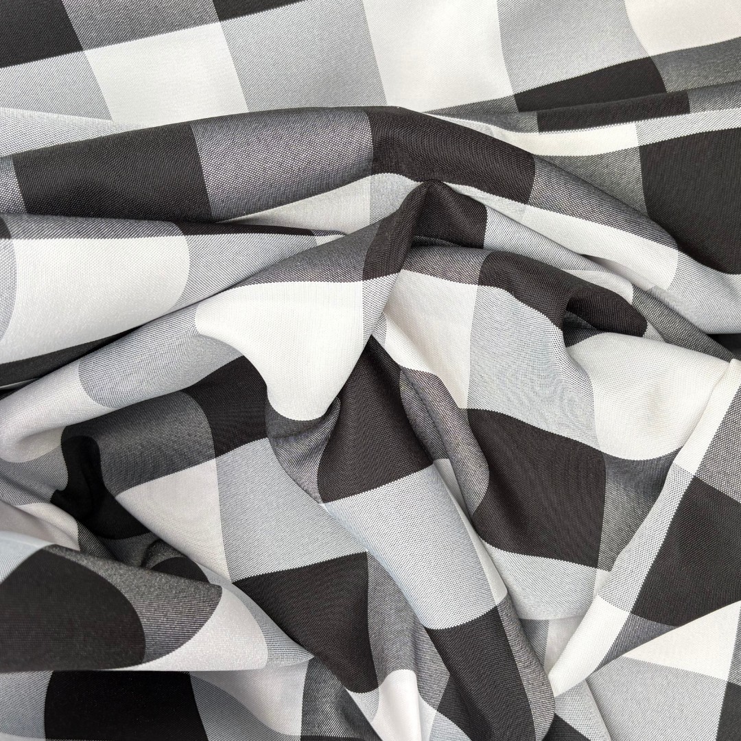 Gallery image for Black & White Check Large