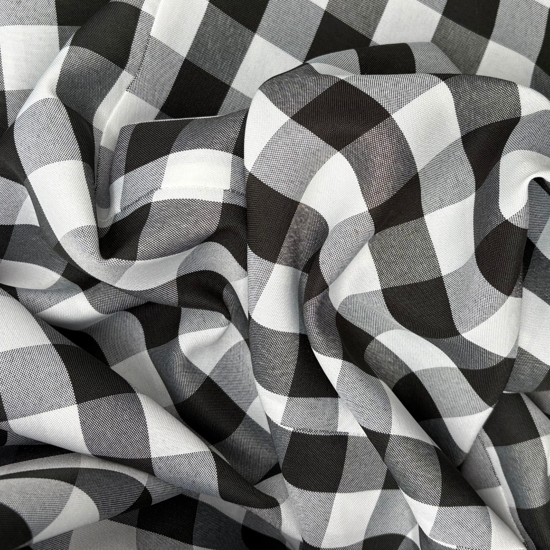 Gallery image for Black & White Check Small