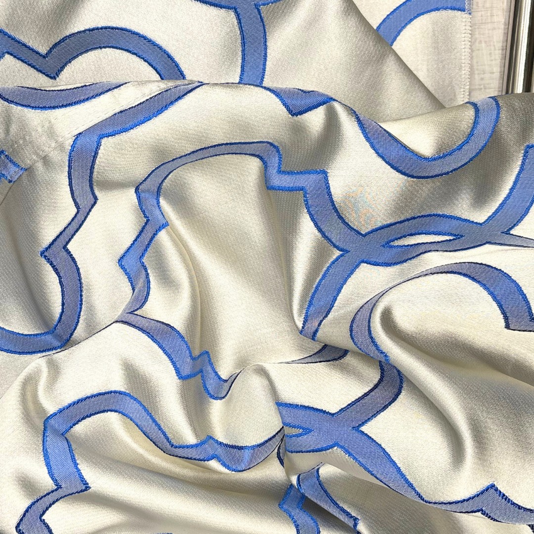 Gallery image for Blue Quatrefoil