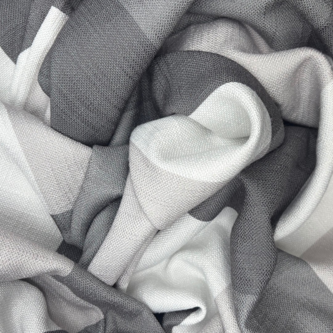 Gallery image for Grey White Plaid Large