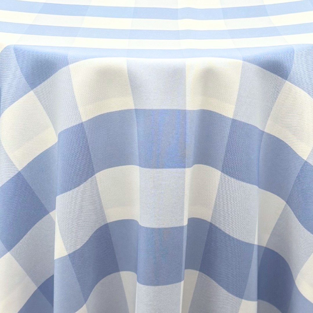 Gallery image for Light Blue & White Check Large