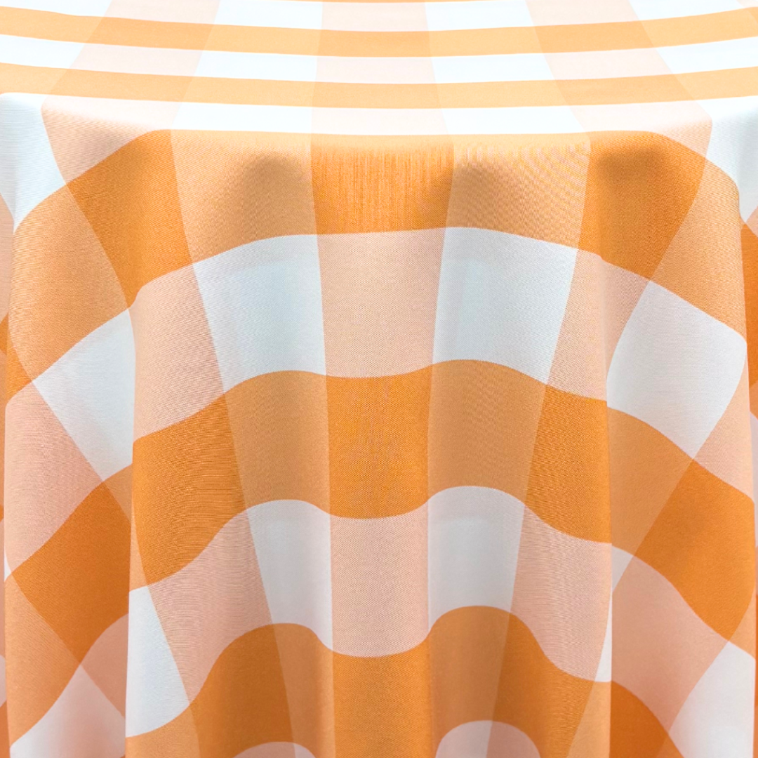 Gallery image for Orange & White Check Large